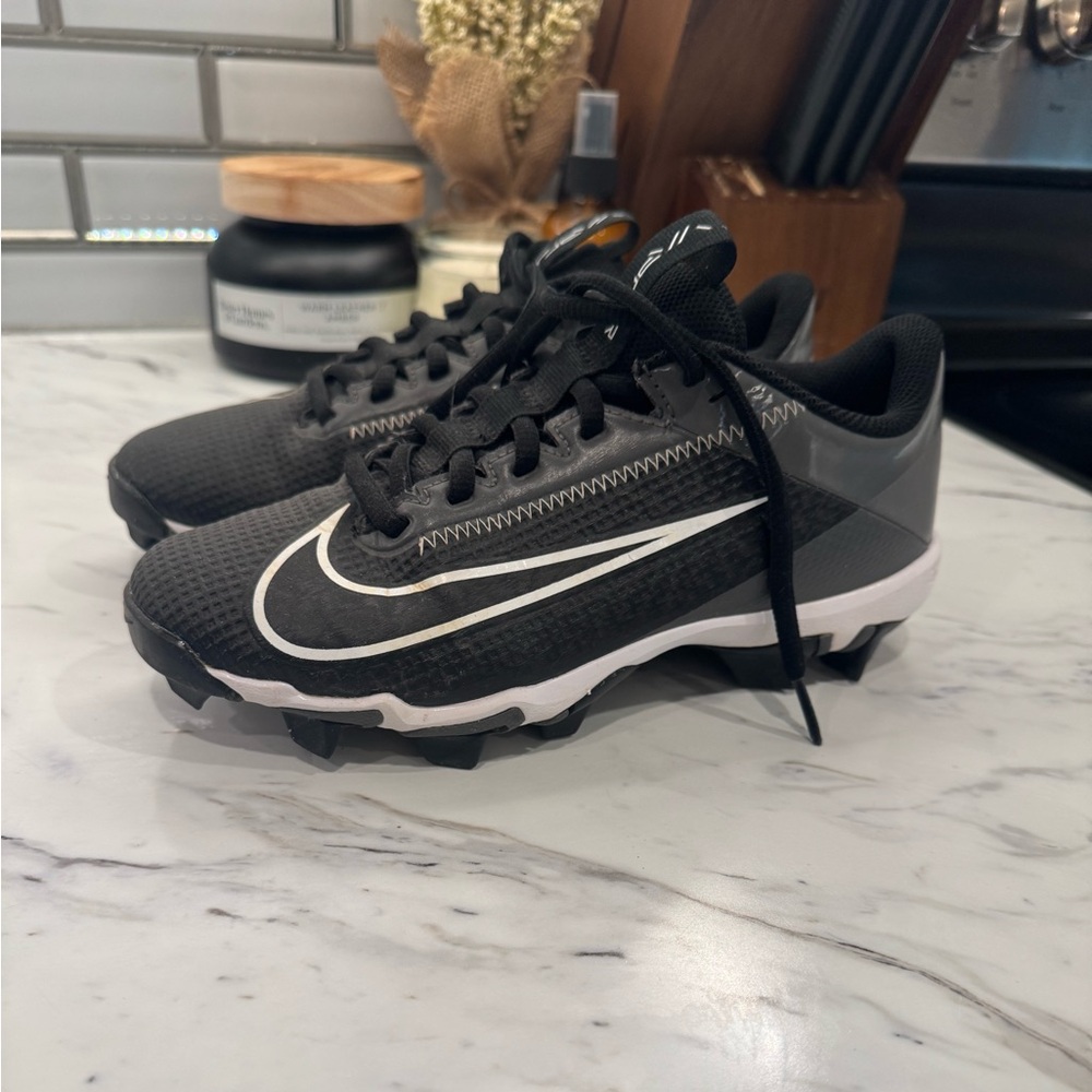 Nike Black and Gray Sports Cleats